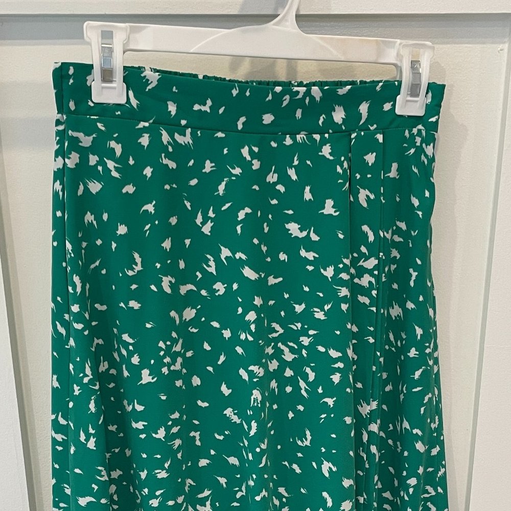 Le Lis French-Girl Style Waterfall High-Low Floral Faux-Wrap Skirt